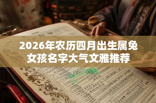 2026年农历四月出生属兔女孩名字大气文雅推荐
