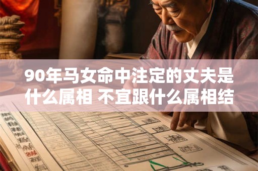 90年马女命中注定的丈夫是什么属相 不宜跟什么属相结婚