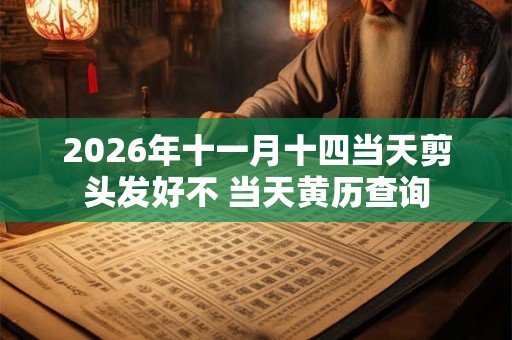 2026年十一月十四当天剪头发好不 当天黄历查询