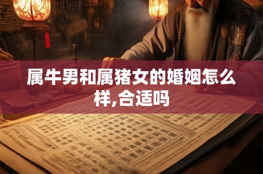 属牛男和属猪女的婚姻怎么样,合适吗