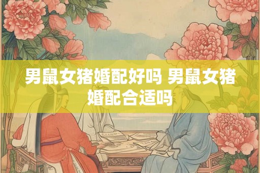 男鼠女猪婚配好吗 男鼠女猪婚配合适吗