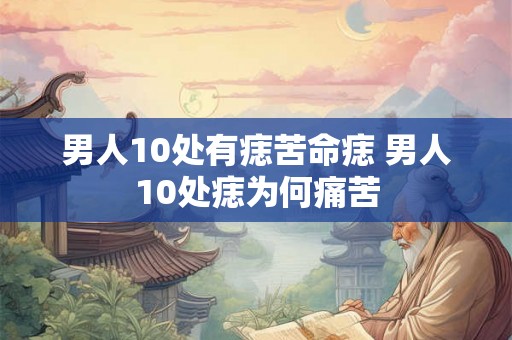 男人10处有痣苦命痣 男人10处痣为何痛苦