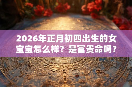 2026年正月初四出生的女宝宝怎么样？是富贵命吗？