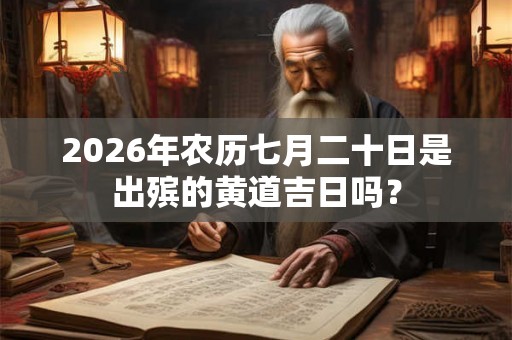 2026年农历七月二十日是出殡的黄道吉日吗? 2026年农历七月二十日是出殡的黄道吉日吗?