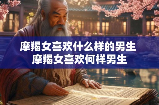 摩羯女喜欢什么样的男生 摩羯女喜欢何样男生