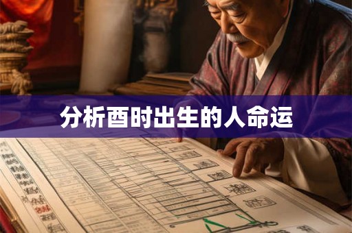 分析酉时出生的人命运
