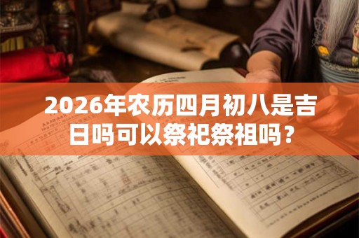 2026年农历四月初八是吉日吗可以祭祀祭祖吗？
