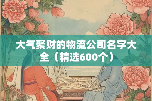 大气聚财的物流公司名字大全（精选600个）