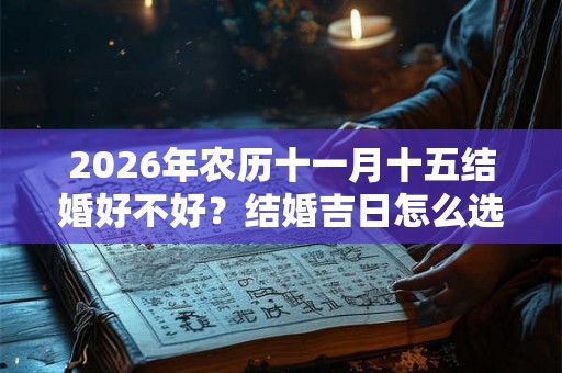 2026年农历十一月十五结婚好不好?结婚吉日怎么选? 2026年农历十一月十五结婚好不好?结婚吉日怎么选?