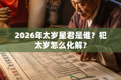 2026年太岁星君是谁?犯太岁怎么化解? 2026年太岁星君是谁?犯太岁怎么化解?