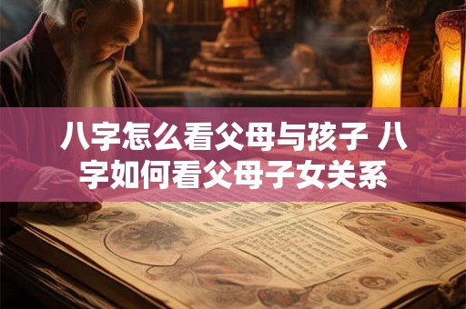 八字怎么看父母与孩子 八字如何看父母子女关系
