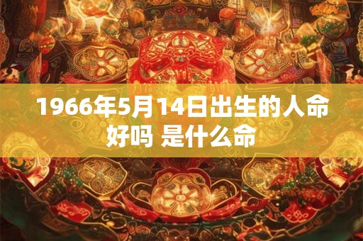 1966年5月14日出生的人命好吗 是什么命