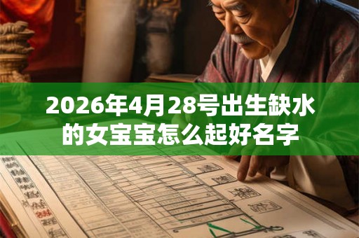 2026年4月28号出生缺水的女宝宝怎么起好名字