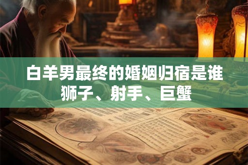 白羊男最终的婚姻归宿是谁 狮子、射手、巨蟹 白羊男最终的婚姻归宿是谁 狮子、射手、巨蟹