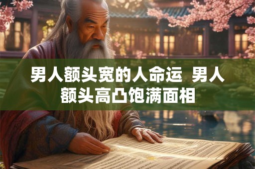 男人额头宽的人命运  男人额头高凸饱满面相