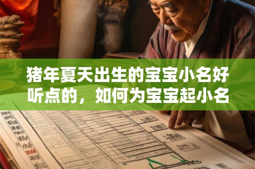 猪年夏天出生的宝宝小名好听点的，如何为宝宝起小名？
