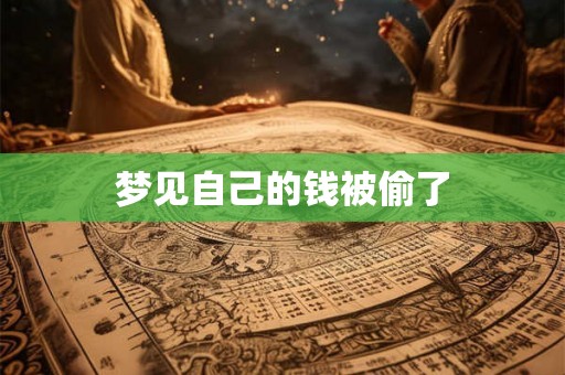 梦见自己的钱被偷了