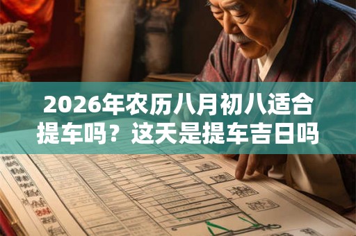 2026年农历八月初八适合提车吗？这天是提车吉日吗