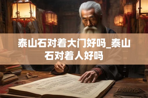 泰山石对着大门好吗_泰山石对着人好吗