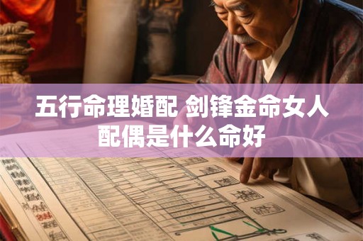 五行命理婚配 剑锋金命女人配偶是什么命好 五行命理婚配 剑锋金命女人配偶是什么命好