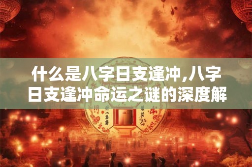 什么是八字日支逢冲,八字日支逢冲命运之谜的深度解析 什么是八字日支逢冲,八字日支逢冲命运之谜的深度解析