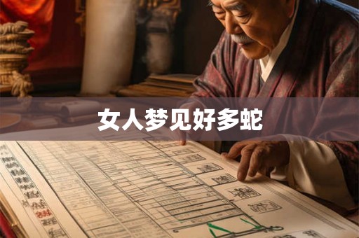 女人梦见好多蛇