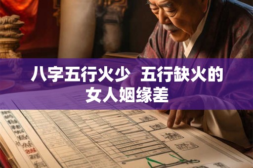 八字五行火少  五行缺火的女人姻缘差