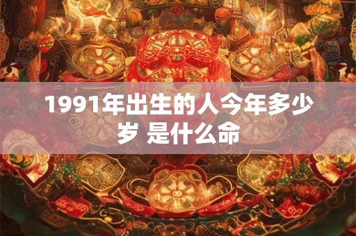 1991年出生的人今年多少岁 是什么命