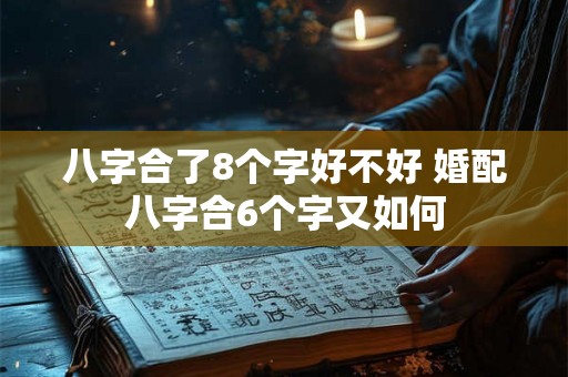 八字合了8个字好不好 婚配八字合6个字又如何