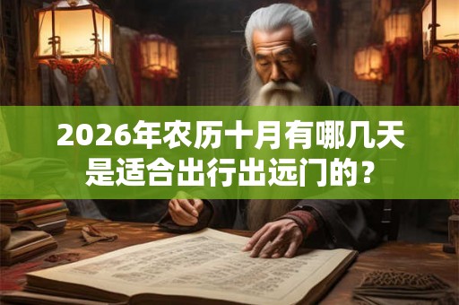 2026年农历十月有哪几天是适合出行出远门的？