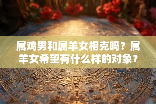 属鸡男和属羊女相克吗？属羊女希望有什么样的对象？