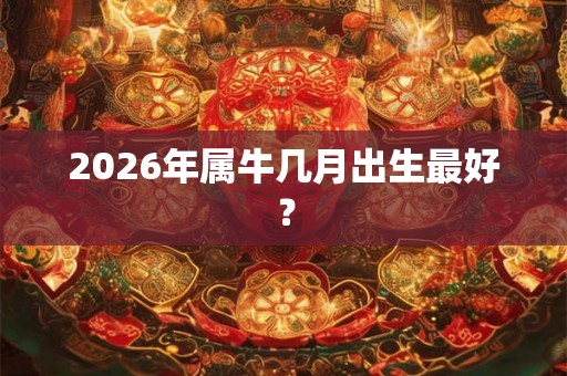 2026年属牛几月出生最好？