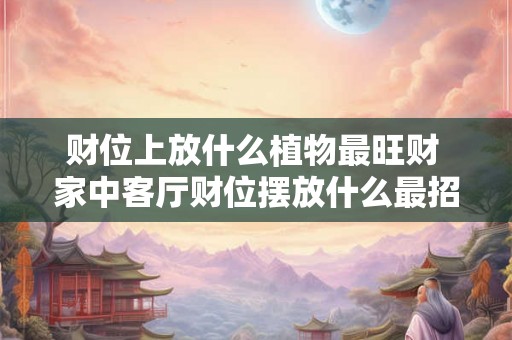 财位上放什么植物最旺财 家中客厅财位摆放什么最招财