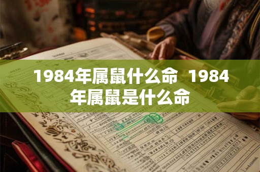 1984年属鼠什么命  1984年属鼠是什么命