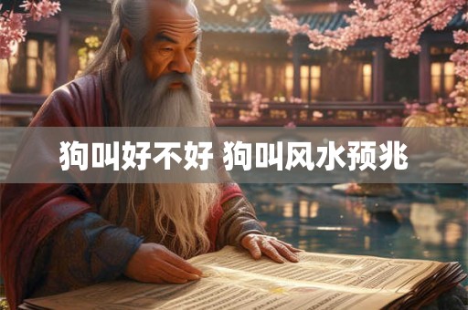 狗叫好不好 狗叫风水预兆 狗叫好不好 狗叫风水预兆
