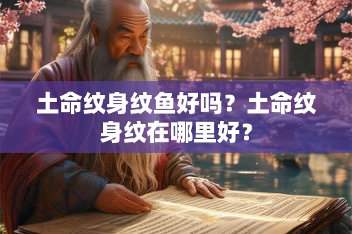 土命纹身纹鱼好吗?土命纹身纹在哪里好? 土命纹身纹鱼好吗?土命纹身纹在哪里好?