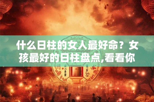 什么日柱的女人最好命？女孩最好的日柱盘点,看看你的命运如何？