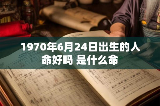 1970年6月24日出生的人命好吗 是什么命