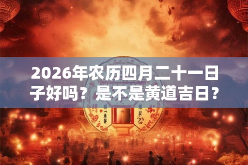 2026年农历四月二十一日子好吗？是不是黄道吉日？