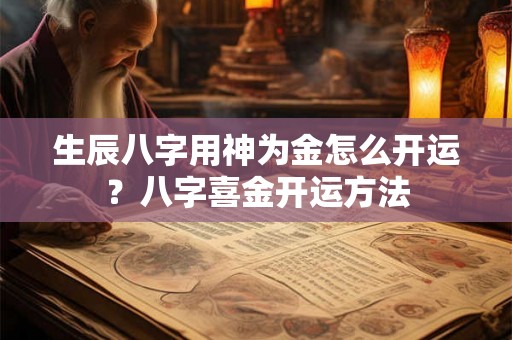 生辰八字用神为金怎么开运?八字喜金开运方法 生辰八字用神为金怎么开运?八字喜金开运方法