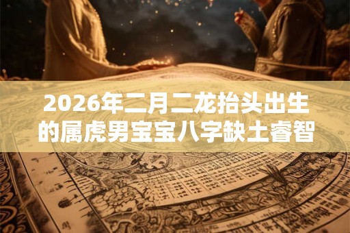 2026年二月二龙抬头出生的属虎男宝宝八字缺土睿智稳重的名字