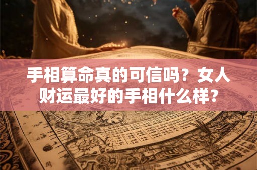 手相算命真的可信吗？女人财运最好的手相什么样？