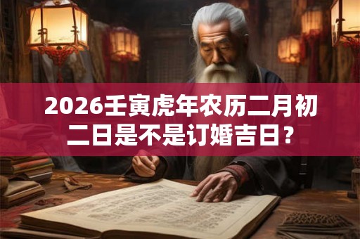 2026壬寅虎年农历二月初二日是不是订婚吉日？