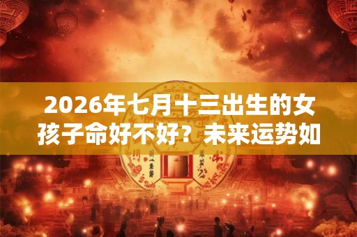 2026年七月十三出生的女孩子命好不好？未来运势如何