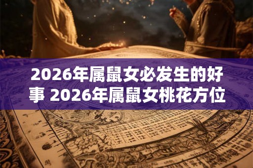 2026年属鼠女必发生的好事 2026年属鼠女桃花方位