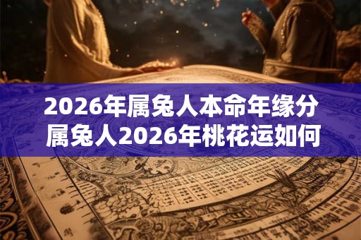 2026年属兔人本命年缘分 属兔人2026年桃花运如何