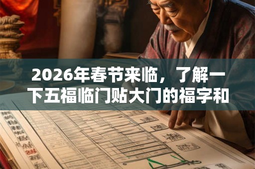 2026年春节来临，了解一下五福临门贴大门的福字和春联小知识