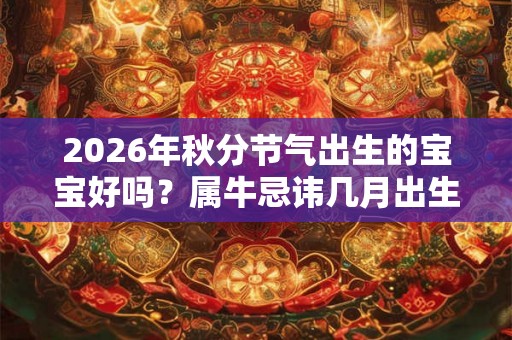 2026年秋分节气出生的宝宝好吗?属牛忌讳几月出生? 2026年秋分节气出生的宝宝好吗?属牛忌讳几月出生?