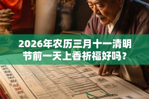 2026年农历三月十一清明节前一天上香祈福好吗? 2026年农历三月十一清明节前一天上香祈福好吗?
