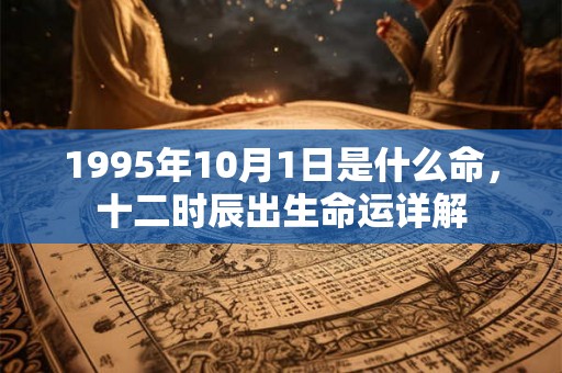 1995年10月1日是什么命，十二时辰出生命运详解